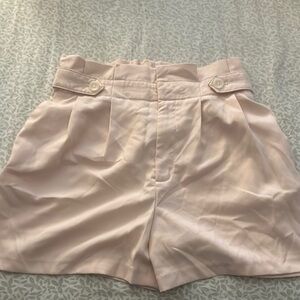 Banana Republic Women's High Waist Cream Shorts